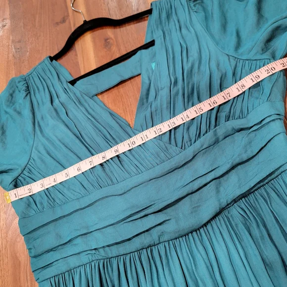 Anthropologie Gwendolyn Maxi Dress Hi Low Surplice Neckline Plus Size 16W - Picture 9 of 13
